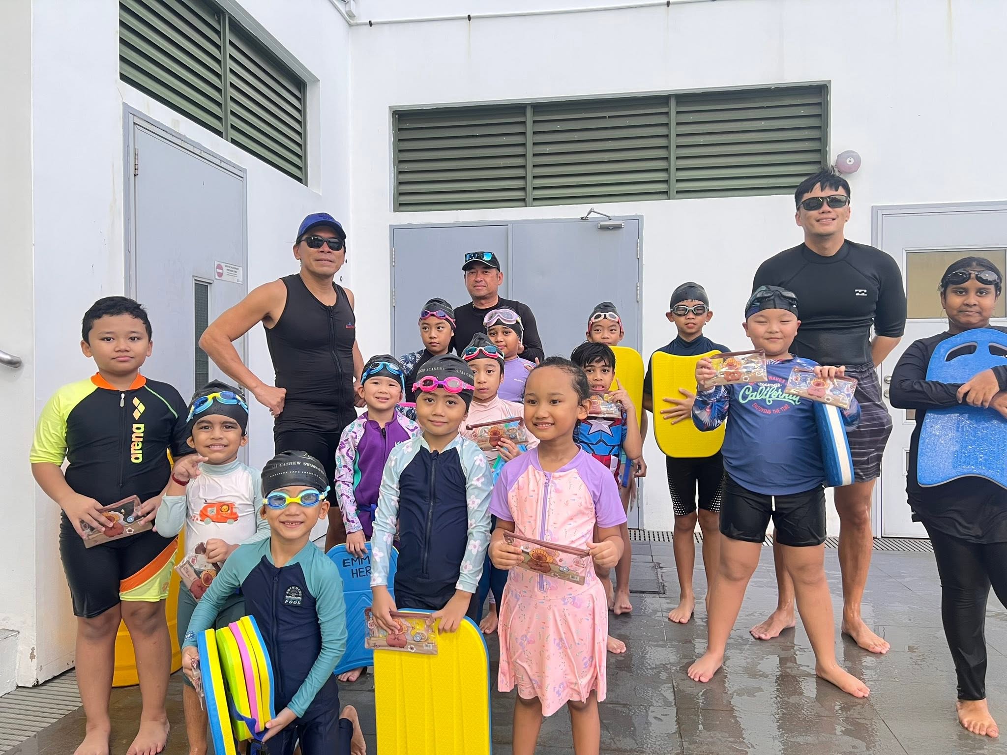 Pool training with Senja Cashew SwimSafer Academy
